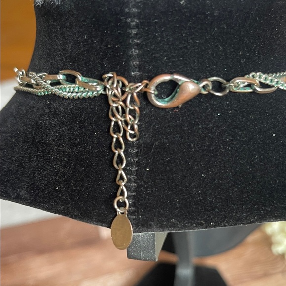 Chic Crystal Beaded Necklace in Gold and Silver - Picture 3 of 8